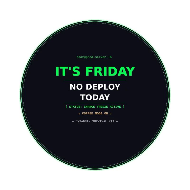 It's Friday – No Deploy Today