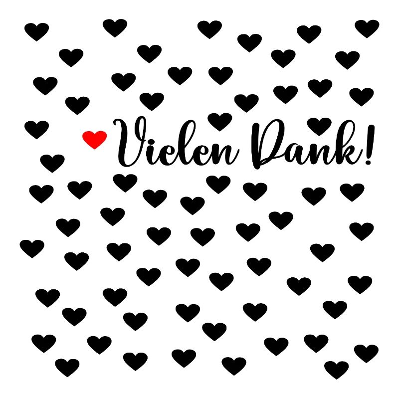 Dankbarkeit Vielen Dank Herzen