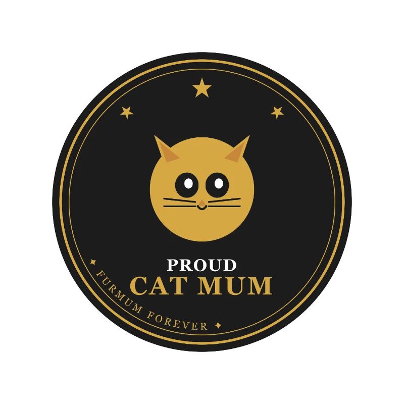 Proud Cat Mum Emblem