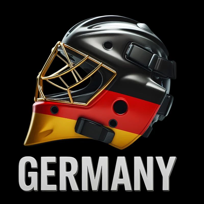 Graphique du casque du drapeau allemand