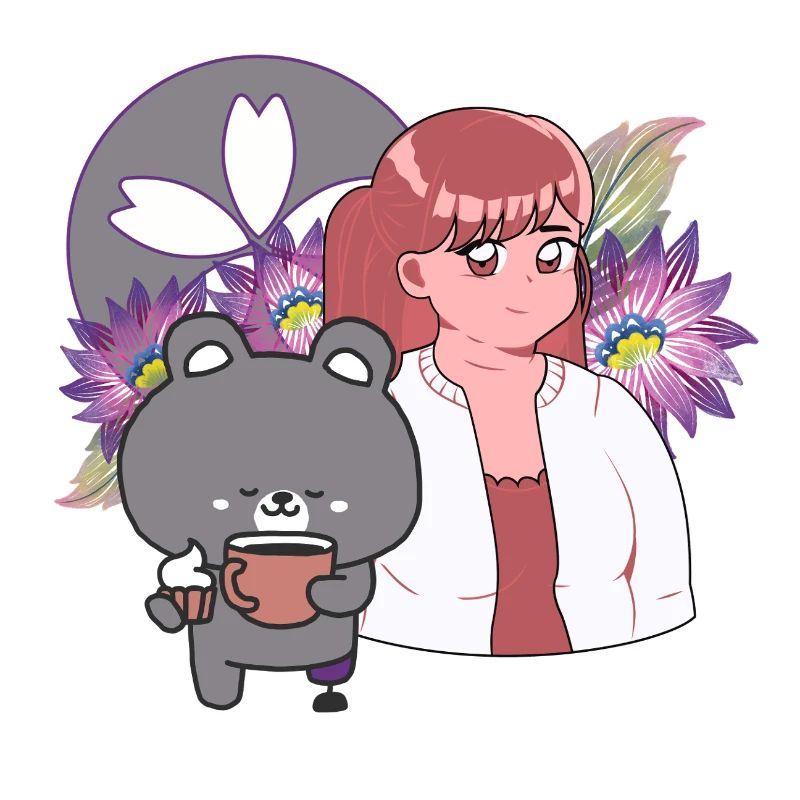 Cozy Coffee & Cute Bear with Prosthetic Leg