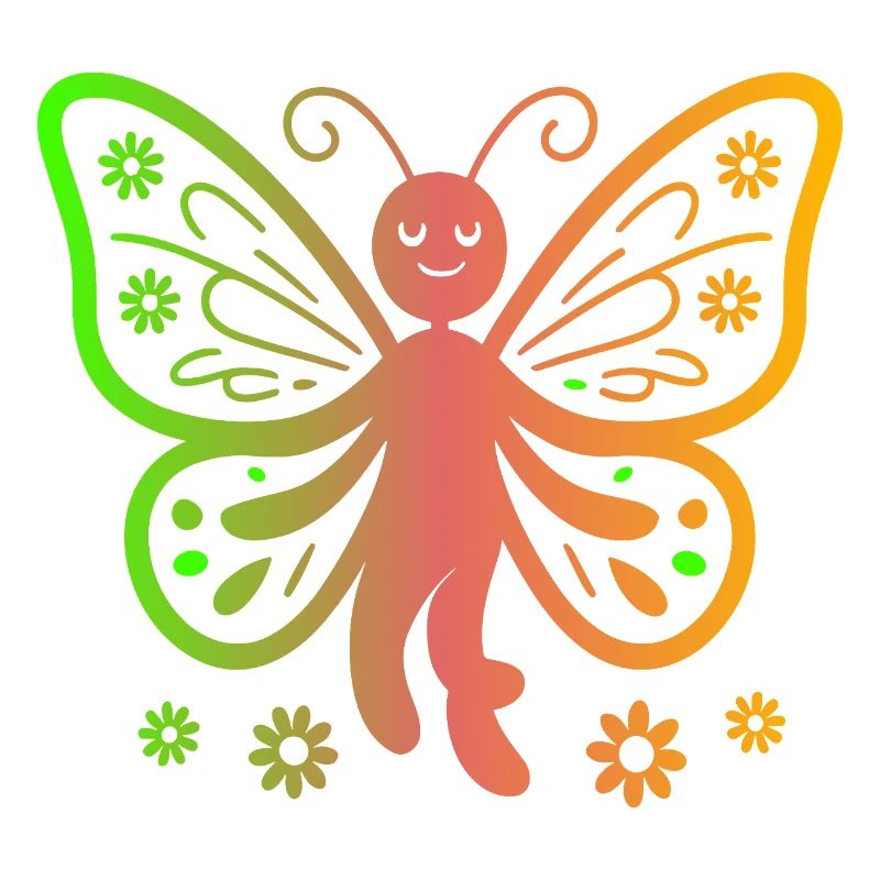 Rainbow Butterfly Magic