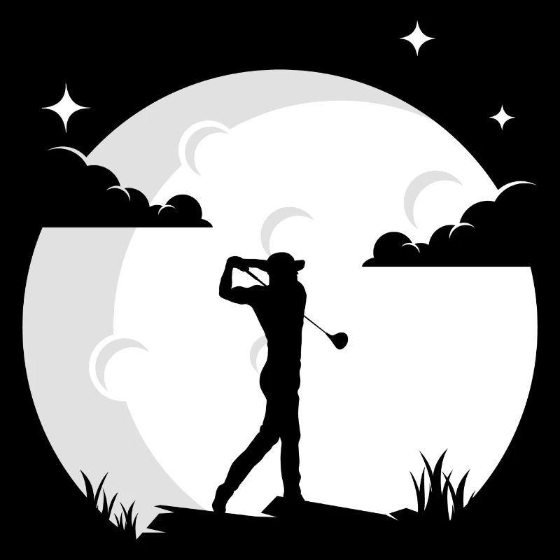 Golf Mond Golfer Golfer Golf