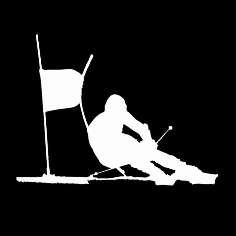 skiing