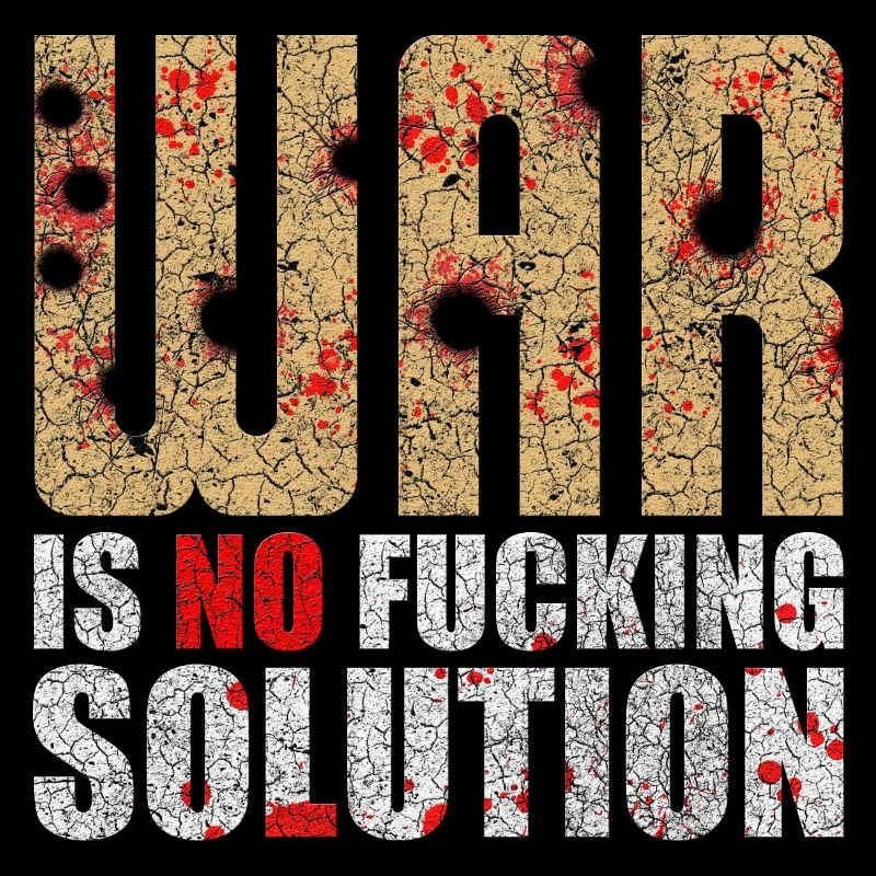 War is no solution | War is not a solution