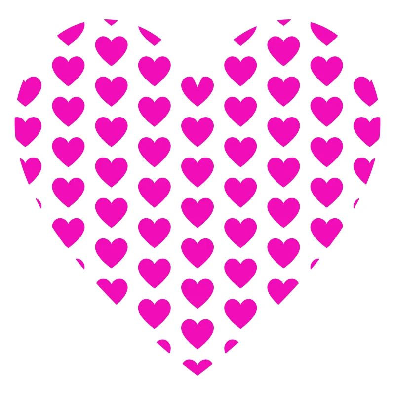 Heart Hearts Patch Pattern
