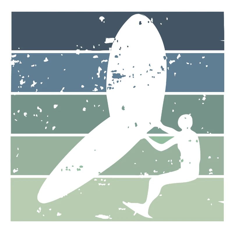 Silhouette Wingfoiler with Surfboard