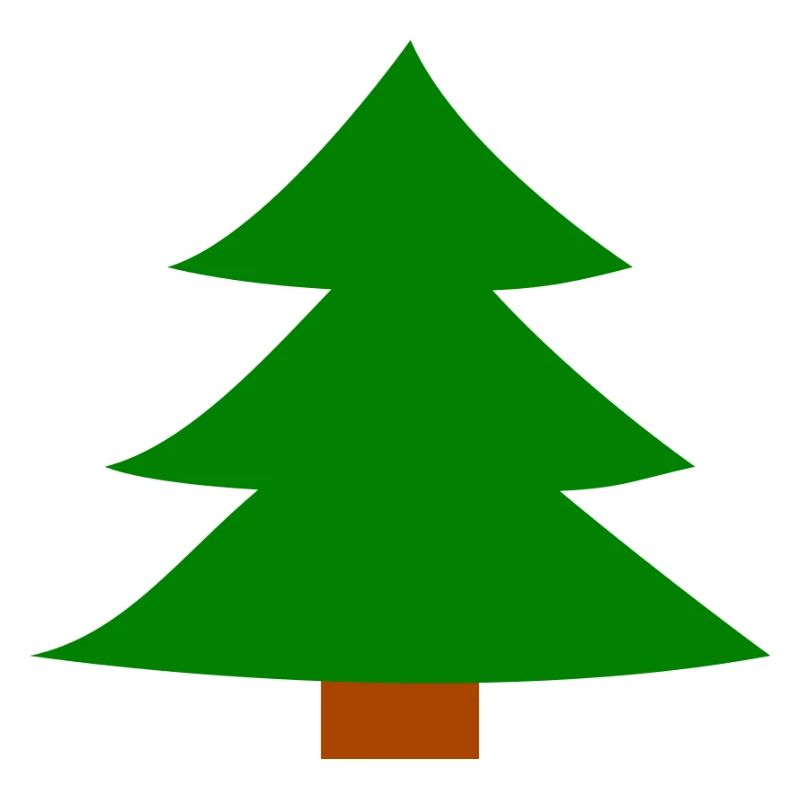 Weihnachtsbaum Silhouette