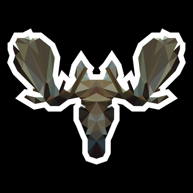 Low Poly Moosehead