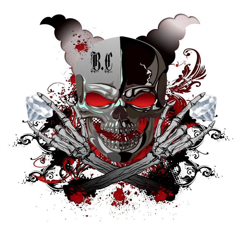 Diamonds Skull