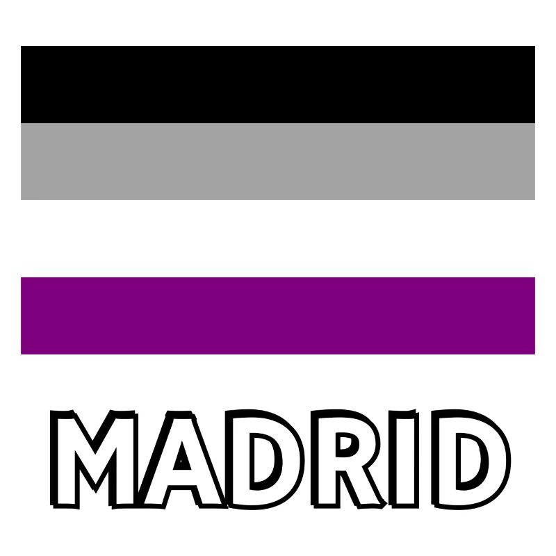 Asexualité Pride Drapeau Madrid