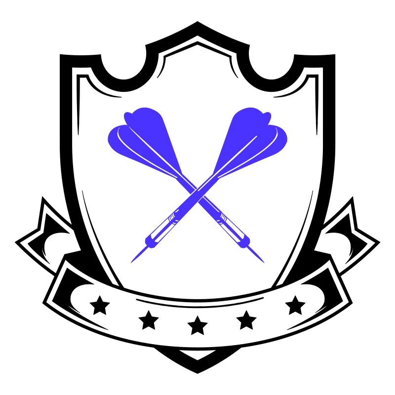 Conception de fléchettes Croix Bleue