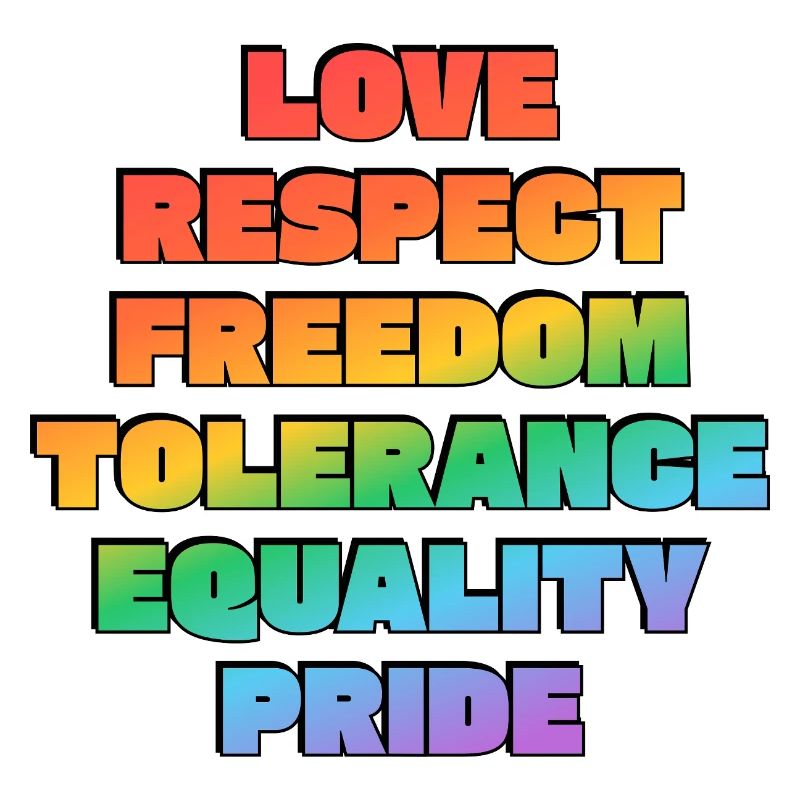 Rainbow Pride Values