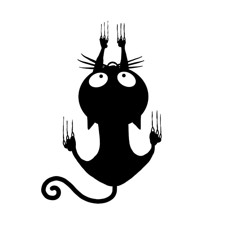 Chat grimpeur Halloween