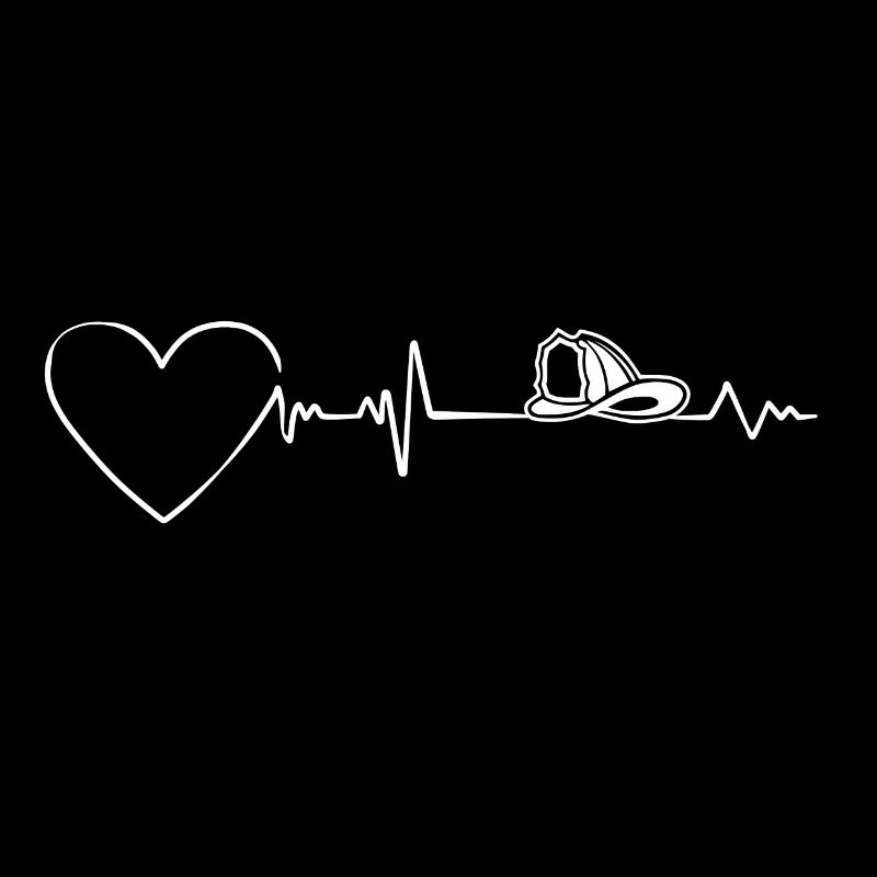 Firefighter heartbeat gift