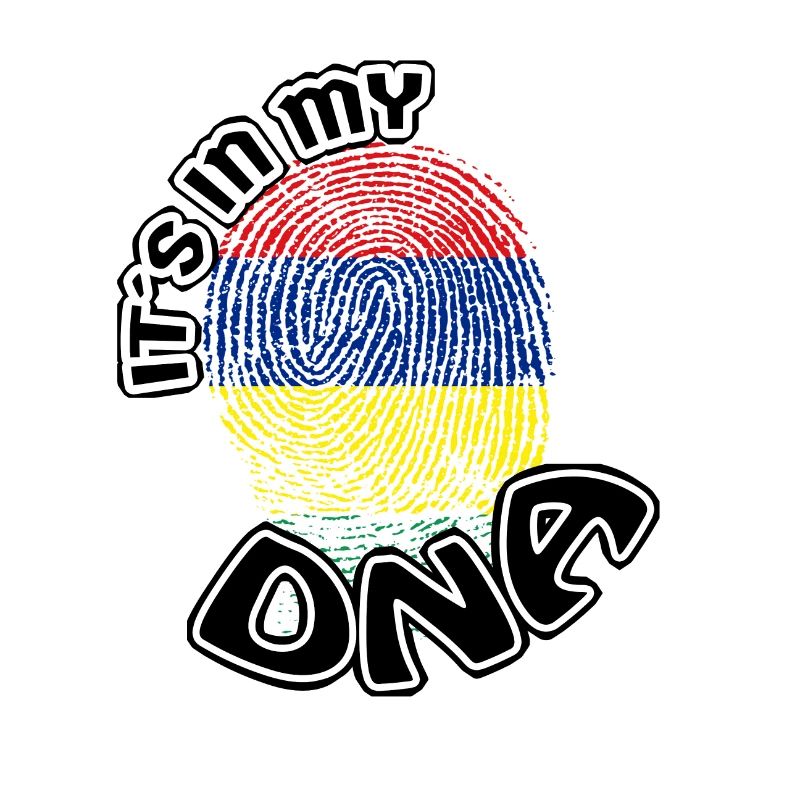 Geschenk Its in my dna dns roots Mauritius