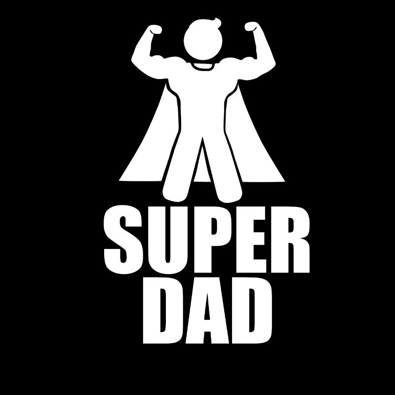 "SUPER DAD" Tshirt - Geschenkidee