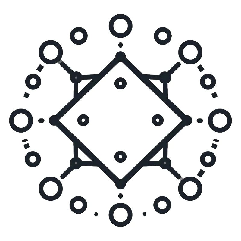 Geometric Diamond Mandala