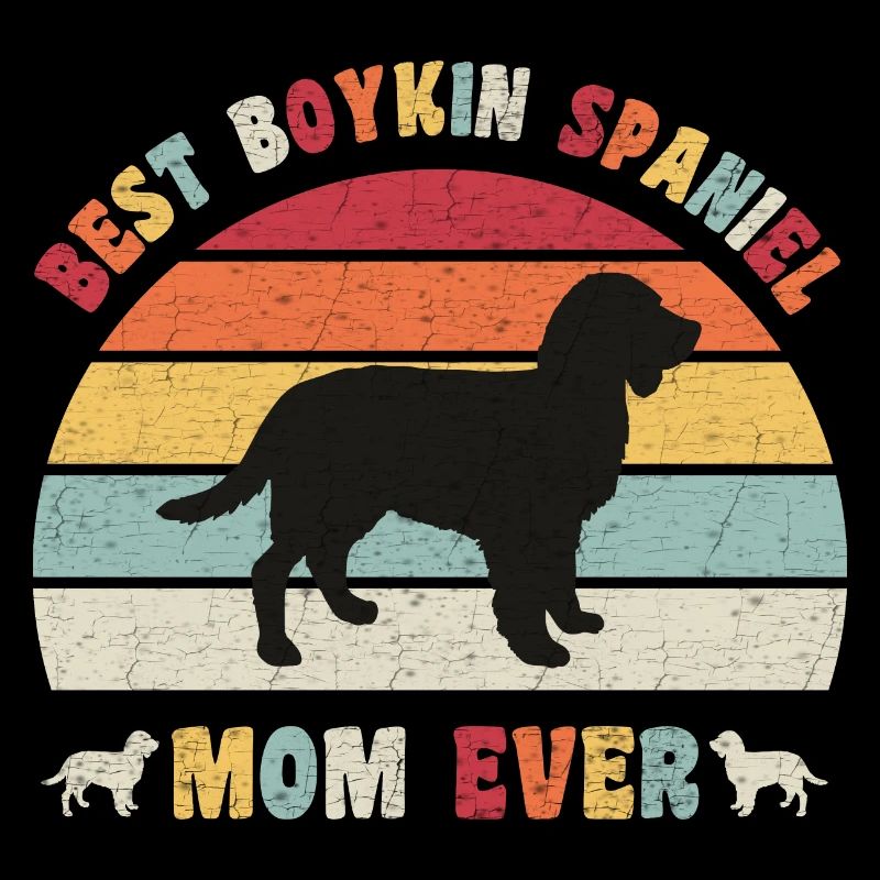 Best Boykin Spaniel mom ever dog lovers vintage