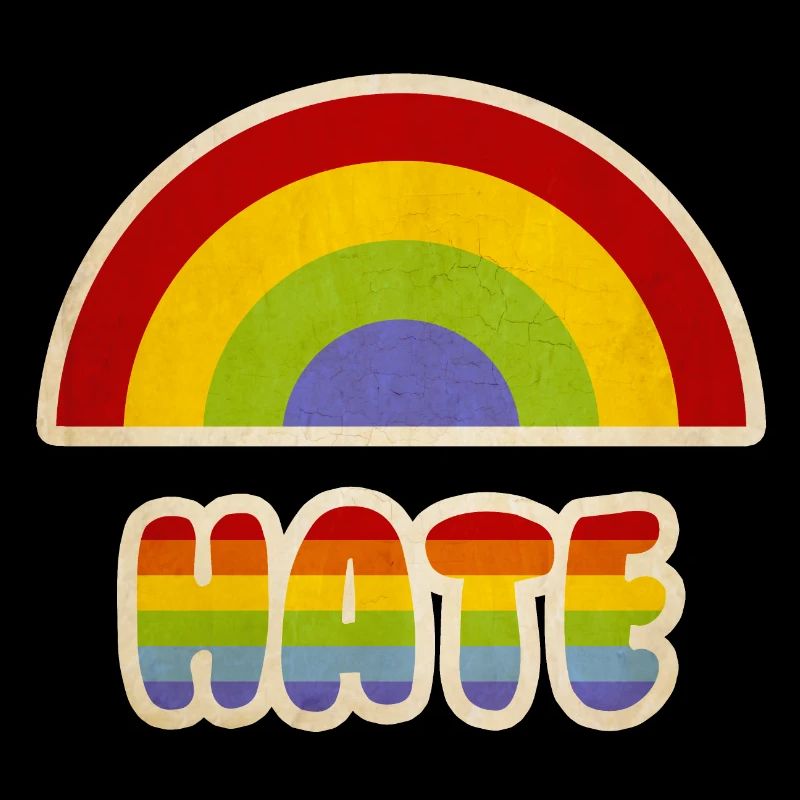 Rainbow hate parody