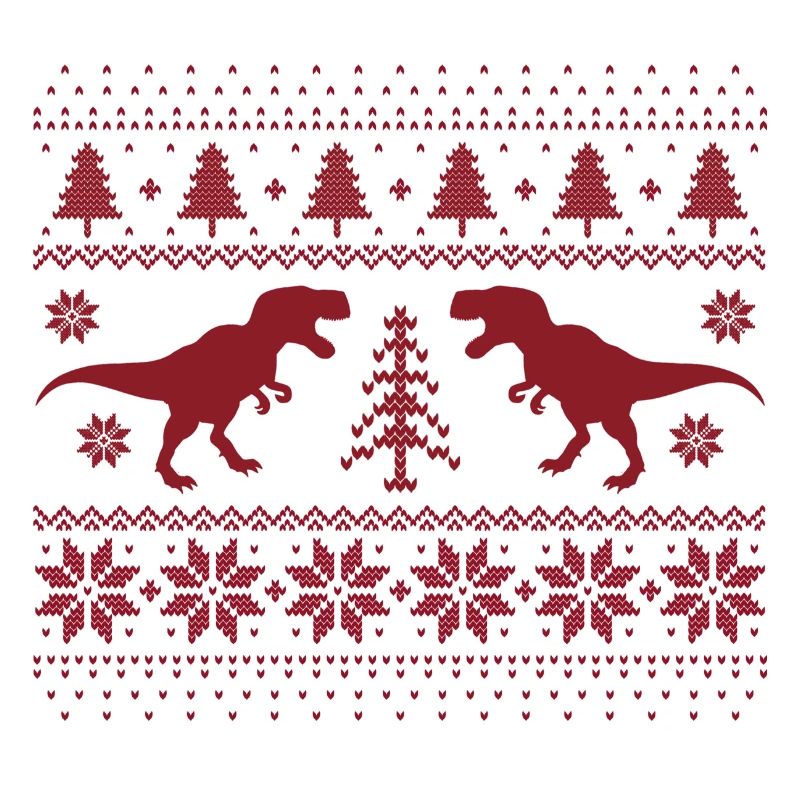 Dinosaurier-Weihnachtspullover