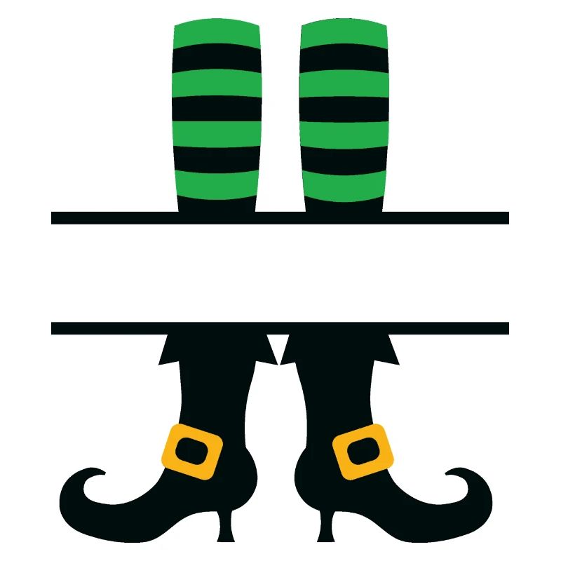 Witch's legs monogram shared