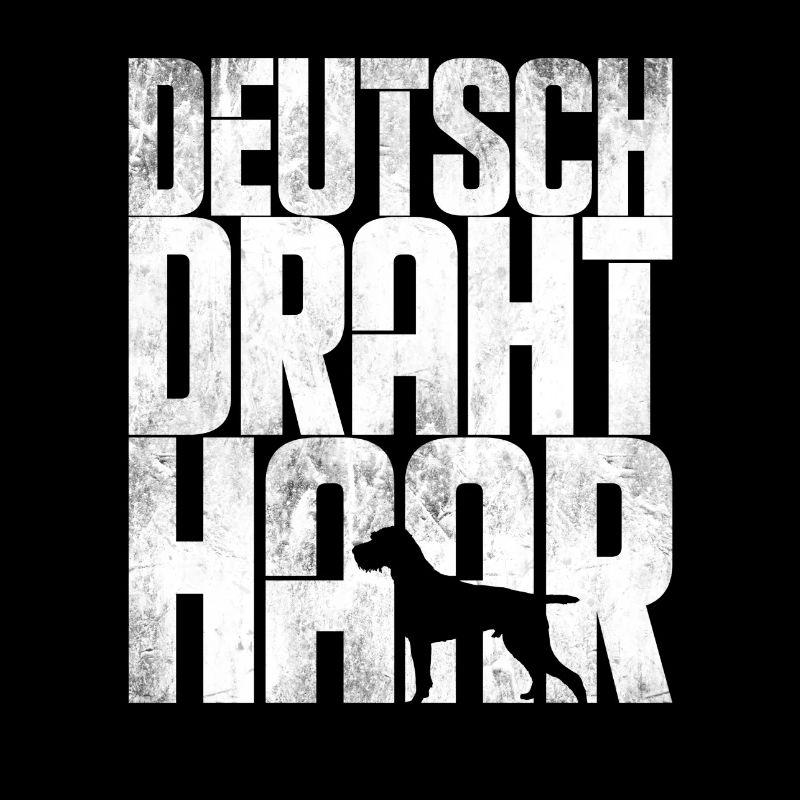 Deutsch Drahthaar Jagdhund Hund Geschenk