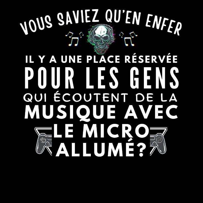 Le micro allumé