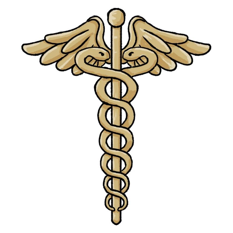 Caducée, bâton d’hermès