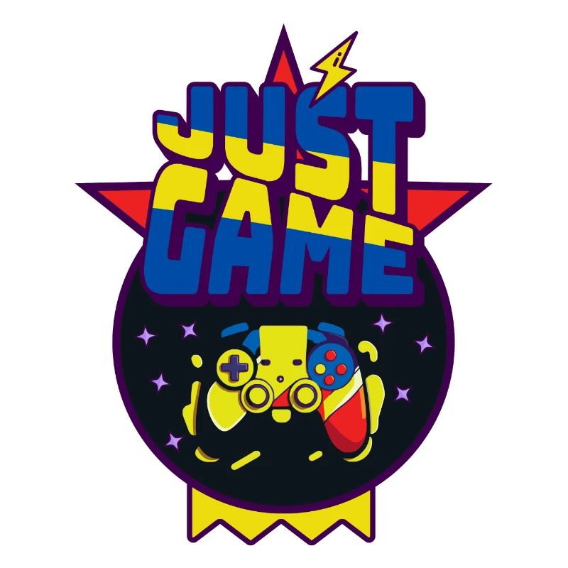 Just Game Controller Video Spiel Geschenk Zocker
