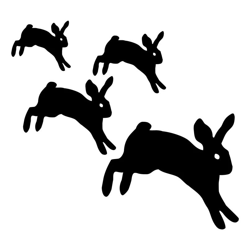 Jumping rabbits