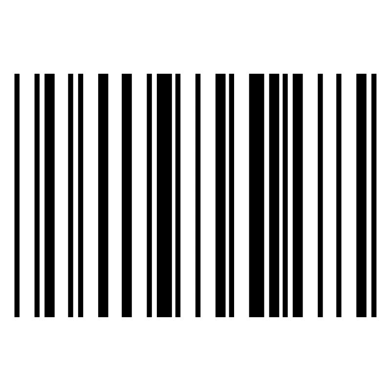 Bande de code à barres rayée