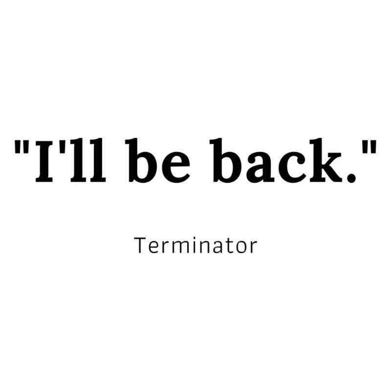 Citation de Terminator
