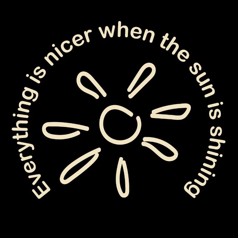 Sonne scheint Spruch