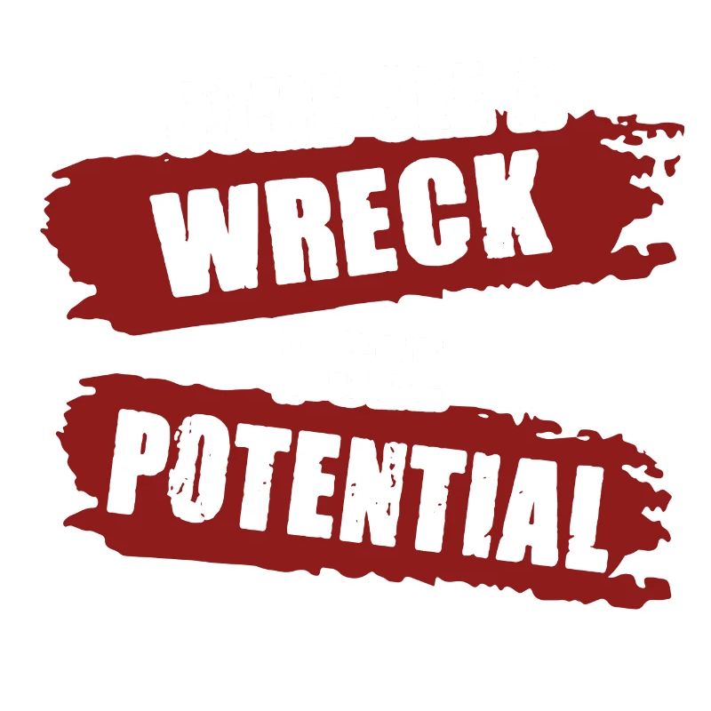 Some See A Wreck I See Potential Creativity