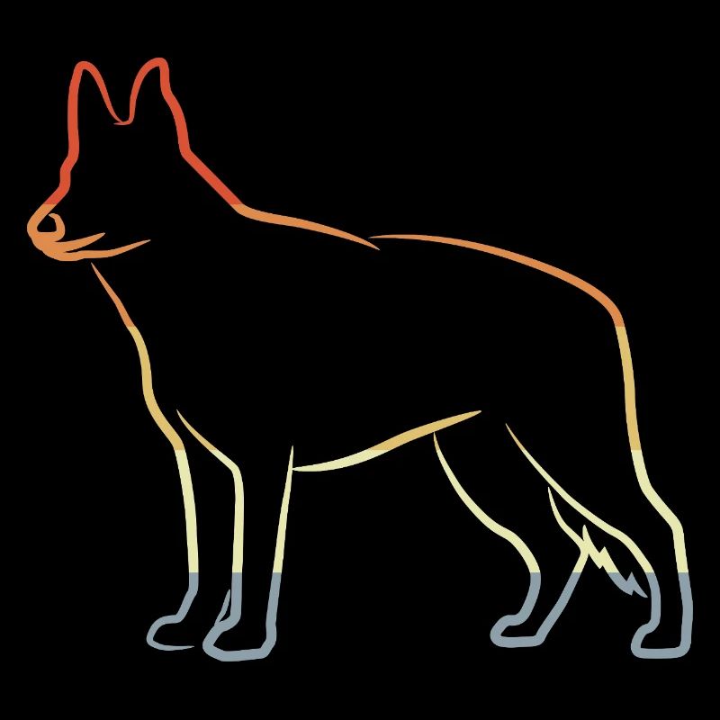 German Shepherd Drawing