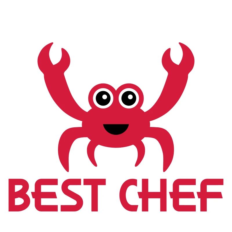 Meilleur chef (crabe, chapeau de chef, étoiles)