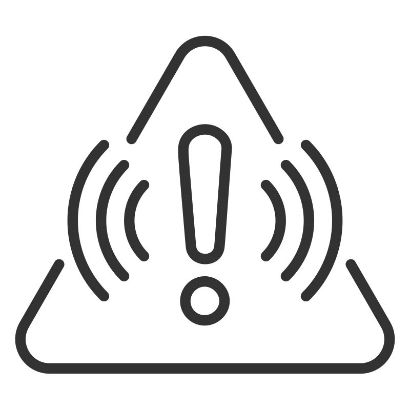 Warning Alert Icon – Triangle With Exclamation Mar
