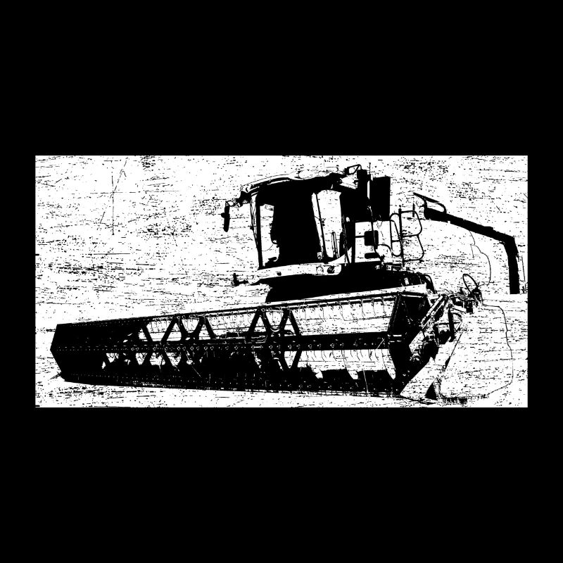 Combine grain corn thresh farmer