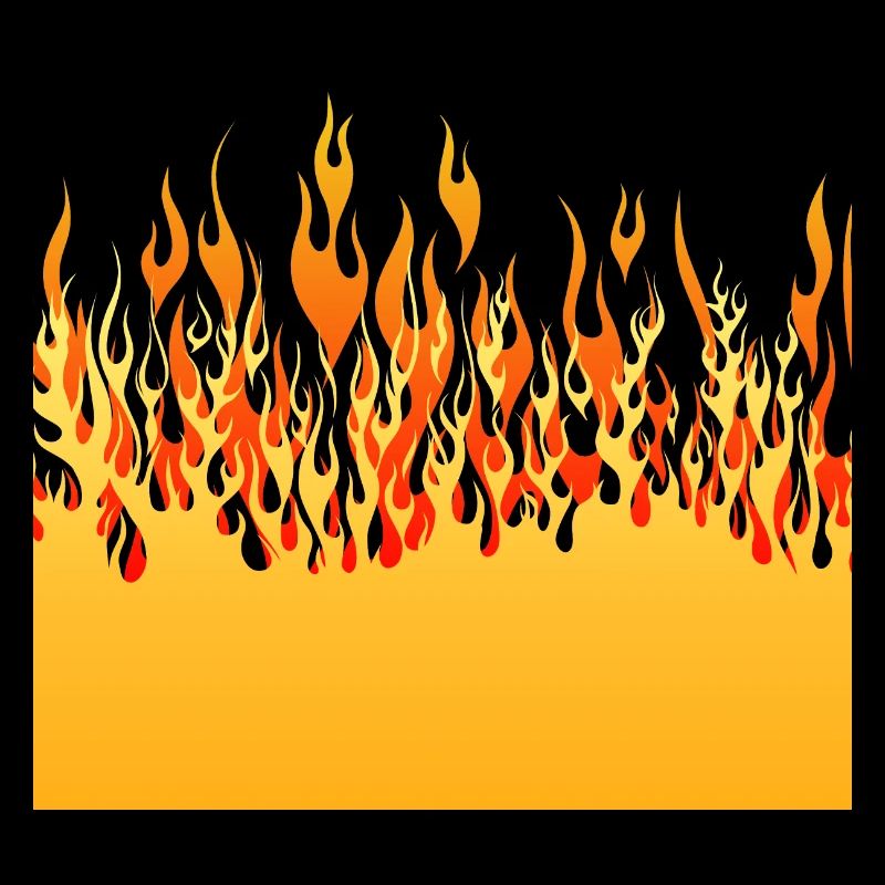fire flame flame wall