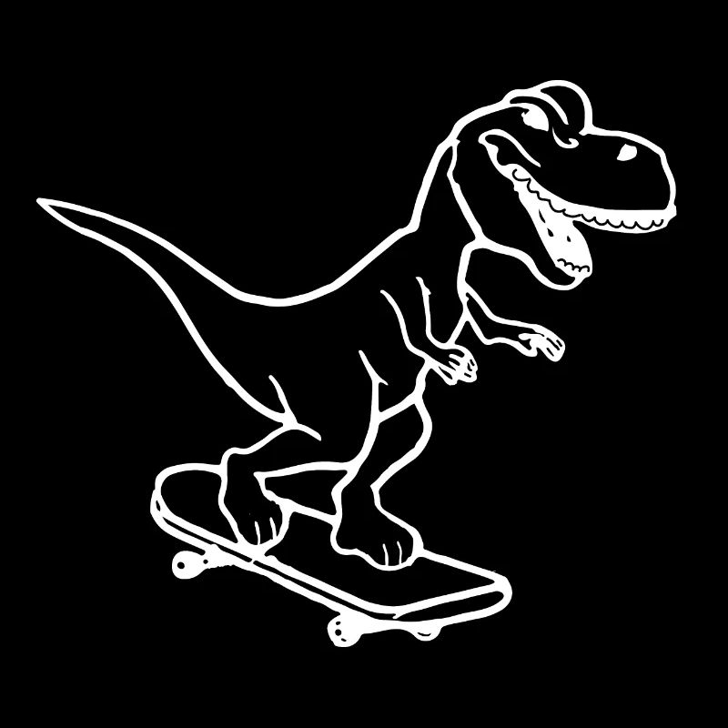 Dinosaur Skateboard Drôle d’idée cadeau
