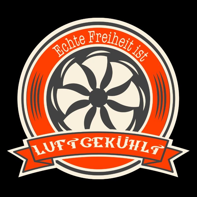 Oldtimer Luftgekühlter Boxermotor Spruch Freiheit
