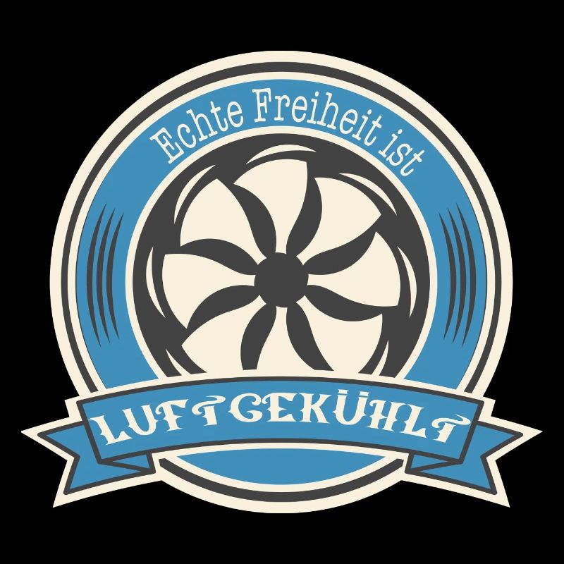 Oldtimer Luftgekühlter Boxermotor Spruch Freiheit