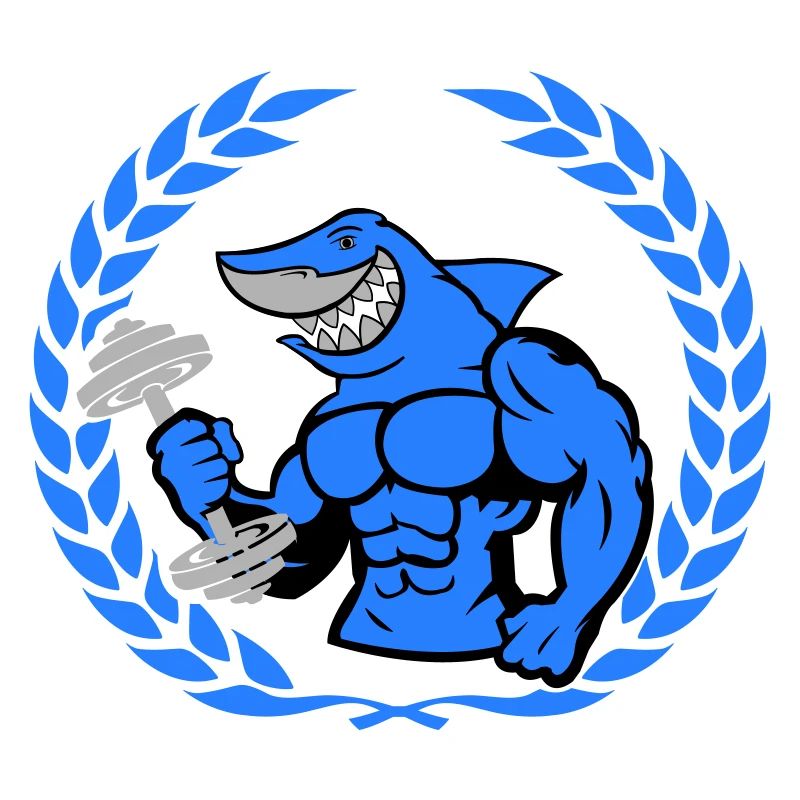 Haltère de musculation requin requin