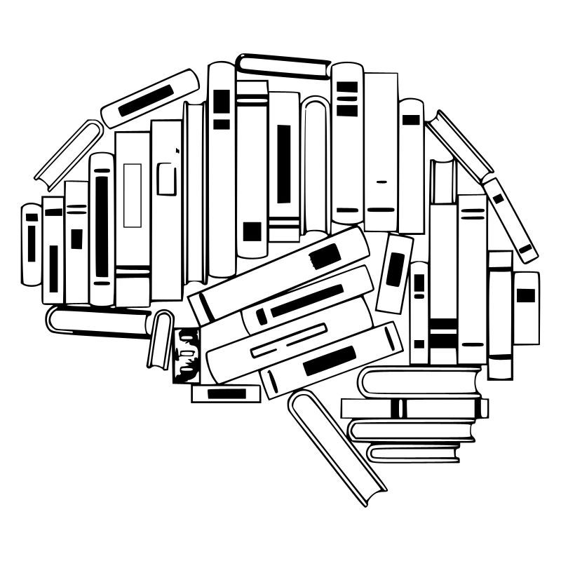 Brain from Books Knowledge