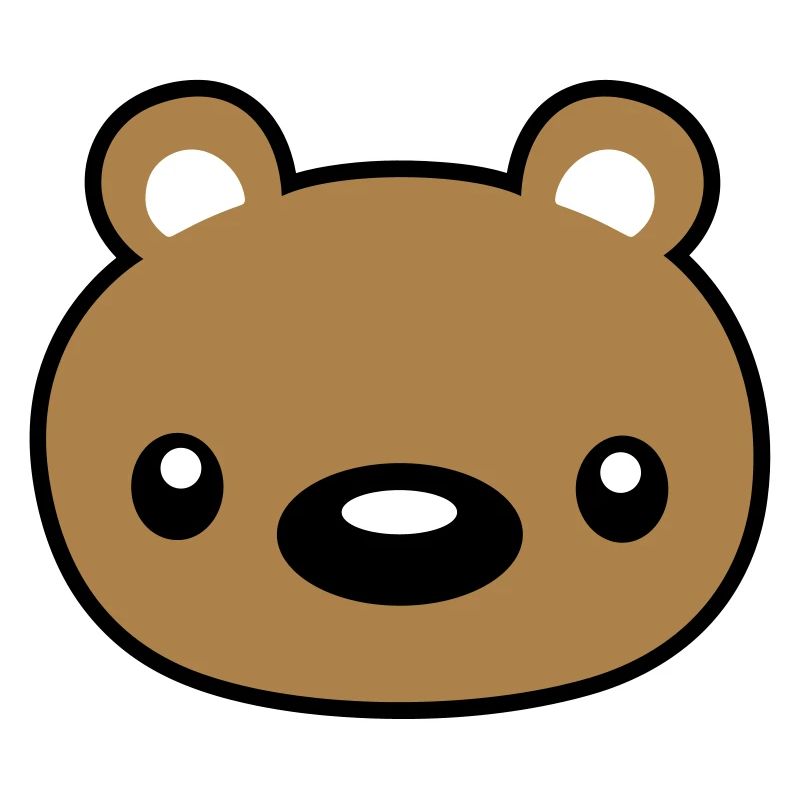 teddy face head cuddly toy