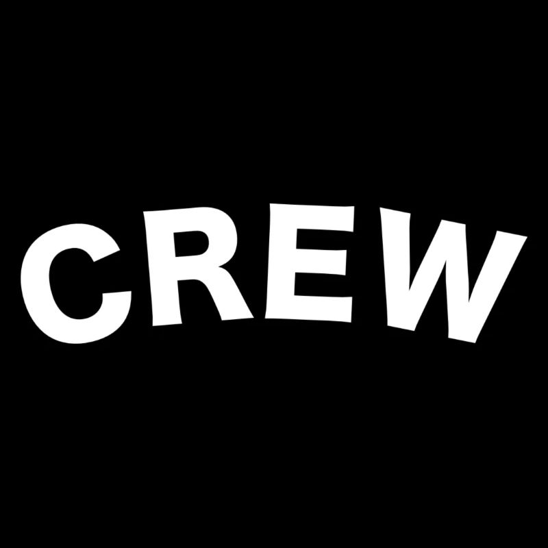 Crew Logo Weiß