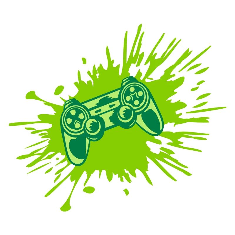 Farbklecks Konsole Retro Controller