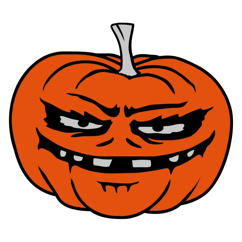 Evil Pumpkin Comic Halloween