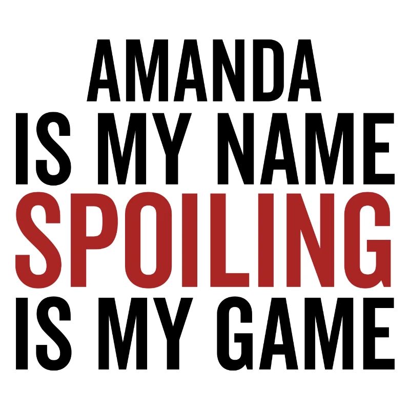 Amanda est mon nom Spoiling est mon jeu